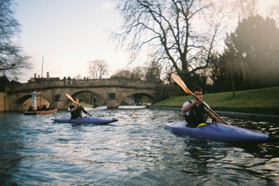 A quiet evening paddle on the Cam